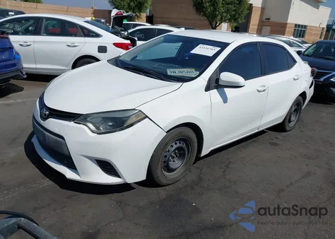 2016 Toyota Corolla L from USA, damaged, VIN 5YFBURHE6GP396307